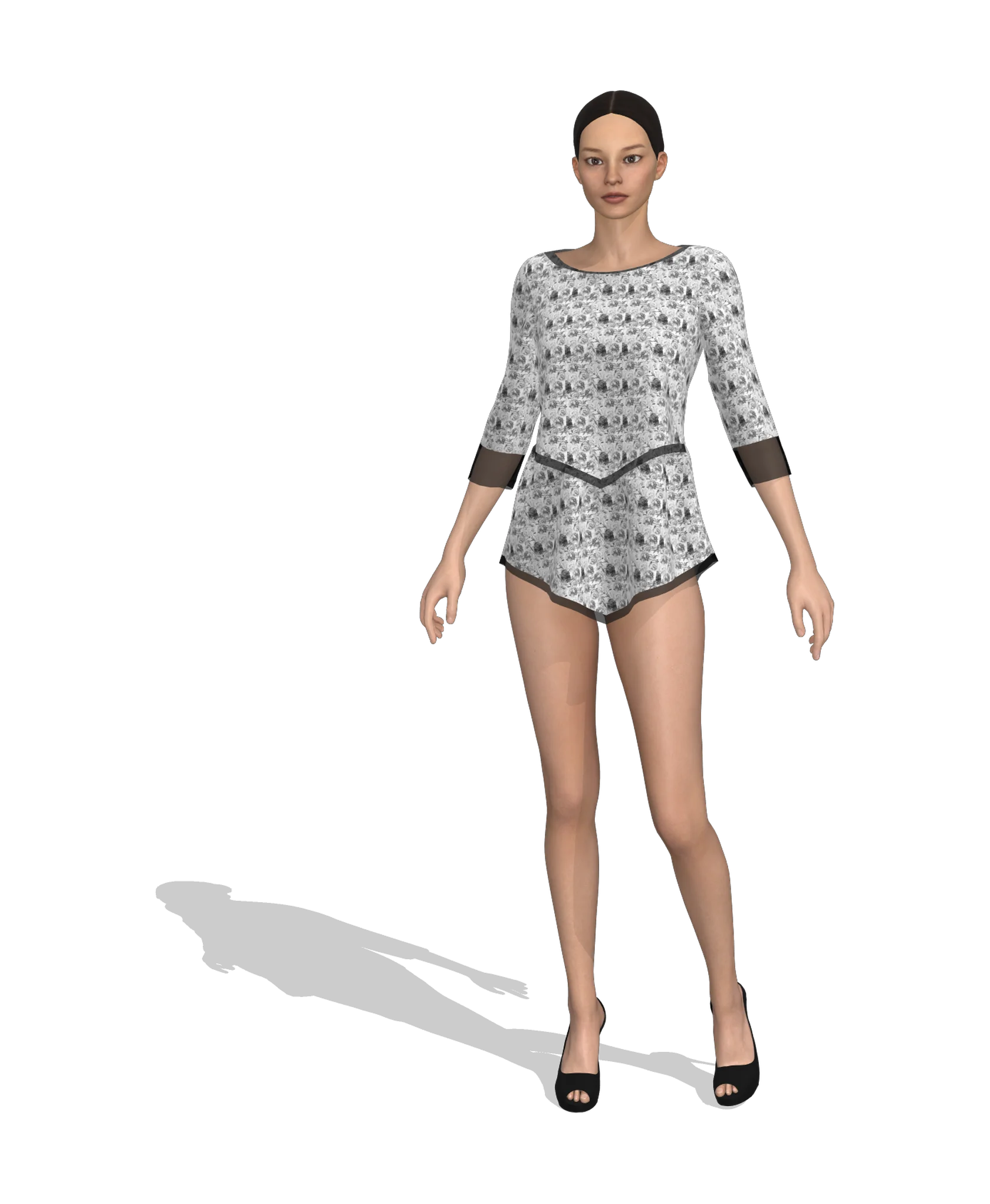 KDscion p126 half sleeve top